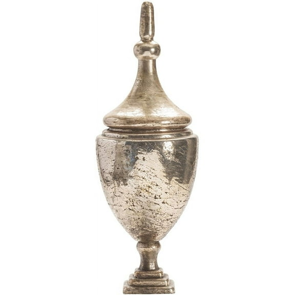 The Crestview Collection Thoreau Large Lidded Glass Jar in Gold