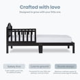 thumbnail image 4 of Dream On Me Sydney Toddler Bed with Black Finish and Safety Guard Rails, 4 of 8