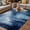 Blue, variant on Blue Mountain Outdoor Rug for Patio/Deck/Porch, Non-Slip Large Area Rug 6 x 9 Ft, Misty Forest Nature Woodland Pine Tree Landscape Indoor Outdoor Rugs Washable Area Rugs, Camping Rug Carpet Runner