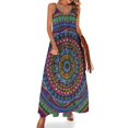 thumbnail image 1 of Vestido sin mangas estilo mandala jamaiquino, vestidos para ocasiones oficiales, vestidos para graduación, vestidos de vendaje, 1 of 7