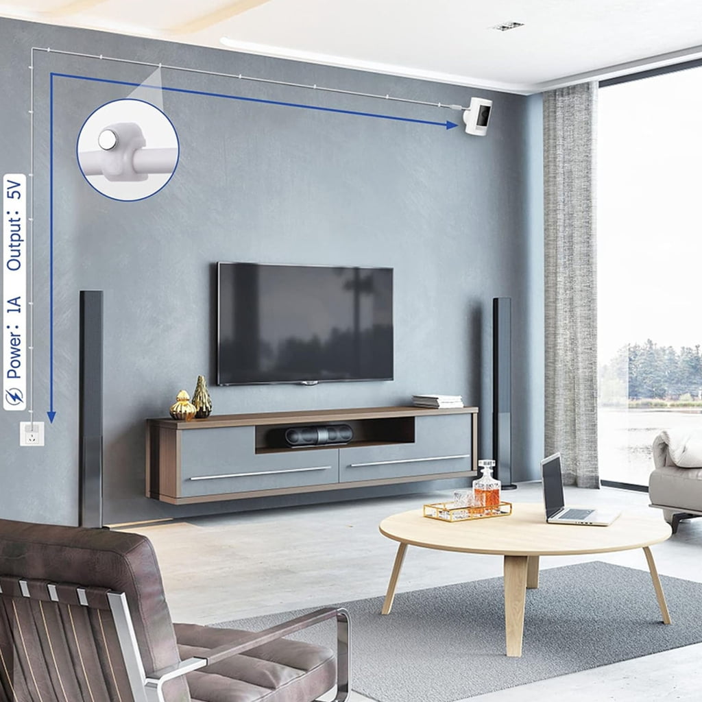 Weatherproof Power Charging Cable for Security Cameras Indoors and Outdoors