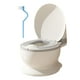 thumbnail image 5 of Orinal de entrenamiento para niños, silla de baño compacta, asiento de inodoro para niños pequeños, entrenamiento Asiento de PU gris, 5 of 9