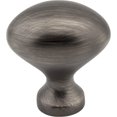 thumbnail image 2 of 1-1/8" Merryville Oval Knob - Polished Chrome, 2 of 2