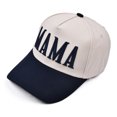 thumbnail image 3 of CYYFXKA Mama Hat for Women, Vintage Two Tone Embroidered Mom Baseball Cap, Trendy New Mom Gifts Mothers Day Outfits for Mommin, 3 of 4