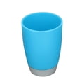 thumbnail image 3 of Billuyoard Juego de accesorios de baño de 4 piezas Soporte de cepillo de dientes de taza de traje de baño de plástico PP Juegos de accesorios de baño azul, 3 of 6