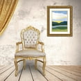 thumbnail image 3 of Popp, Grace 19x24 Gold Ornate Wood Framed with Double Matting Museum Art Print Titled - Primary Landscape II, 3 of 4