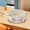 Fashion--White, variant on Popular Picks,Cute Cats Ear Cotton Thread Woven Organizer Basket 1 Pack Household & Office Desktop Storage for Cosmetics Snacks Sundries