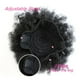 thumbnail image 4 of Accesorios para el cabello, extensiones de cabello con cordón elástico, moño suelto y rizado, tocados, moño de cabello sintético para mujer, cola de caballo corta y rizada para cabeza completa, 4 of 4
