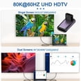 thumbnail image 5 of FVH USB4 Type C Female to Female 240W Power 40Gbps Data 8K Video Adapter Up Down Angled for NS Phone Laptop, 5 of 7