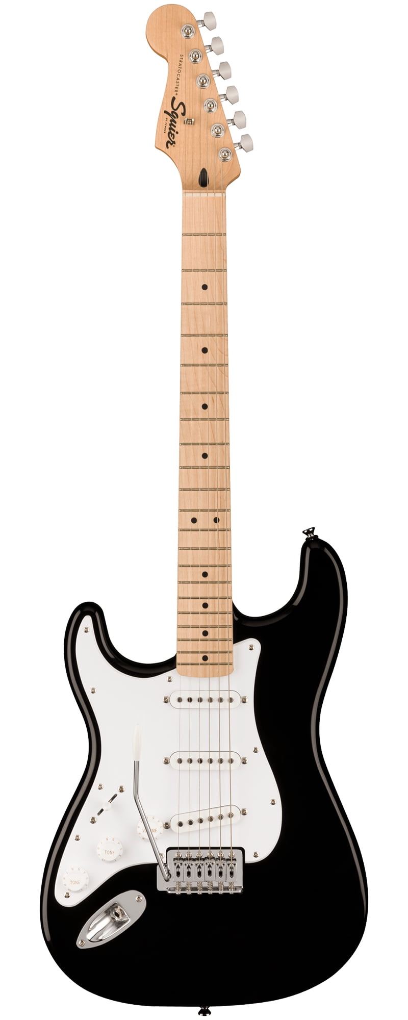 Fender Squier Sonic Stratocaster, Left Handed - Black w/ Tuner