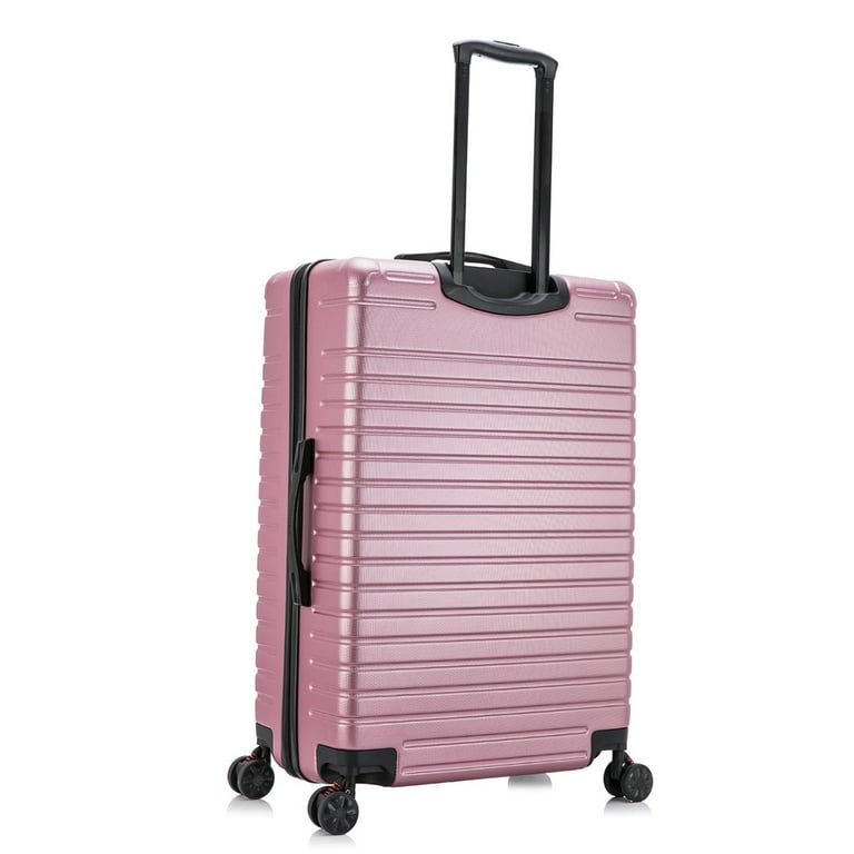 InUSA Deep 3 Piece Hardside Luggage Sets with Spinner Wheels Handle Trolley 20 24 28 Rose Gold Walmart