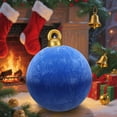 thumbnail image 5 of Nilvkv Christmas Balls 1PC 60CM/23.62" Inflatable Velvet Outdoor Christmas Decorated Ball for Christmas Tree Decorations, Christmas Decorations, 5 of 6