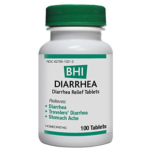 BHI Diarrhea Relief Tablets Homeopathic Formula for Mild Diarrhea