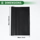 thumbnail image 5 of Película de vinilo para envolver coches Universal Unique Bargains 16.4 pies x 23.62 pulgadas Protectora PVC Negro Mate 1 Pc, 5 of 7