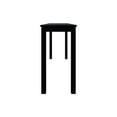 thumbnail image 6 of Home Design Camden Writing Desk with Spacious Tabletop and Sturdy Legs, Modern Streamlined Design for Home Office, Study Nook, or Living Space, Black, 6 of 8