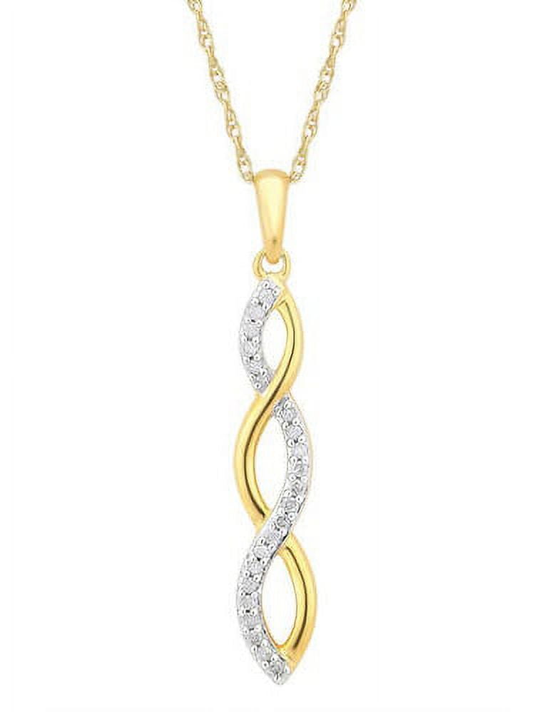 1/4 Carat T.W. Diamond Sterling Silver Infinity 2-Piece Jewelry Set