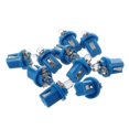 thumbnail image 1 of 10 X T5 Blue Led Car Dashboard Bulb Lights, 1 of 3