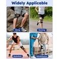 thumbnail image 5 of Goldeer Cross-Strap Knee Brace with Dual Spring Support, Adjustable Knee Support for Sports, Hiking & Daily Pain Relief, Lightweight Breathable Stabilizer for Men & Women, 5 of 9
