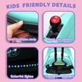 thumbnail image 4 of Xuanlur 12V Ride on Bumper Car for Toddlers, Electric Cars for Kids w/Parent Remote, Ride on Toys w/2-Speed, 2 Driving Mode, 360°Spin, Music, Lights, 5-Point Safety Belt, Blue, 4 of 8