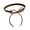 Brown, variant on opolski Women Belt Solid Color Faux Leather Lace-up Narrow Anti-slip Adjustable Lightweight Sweater Dress Coat Waist Decoration Waistband Waist Strap Black