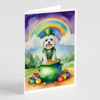 Maltese St Patrick's Day Greeting Cards Pack of 8 7 in x 5 in