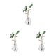 thumbnail image 5 of Billuyoard Figurilla Flor Cristal Ramos Transparentes Inicio Type4 NO4, 5 of 6