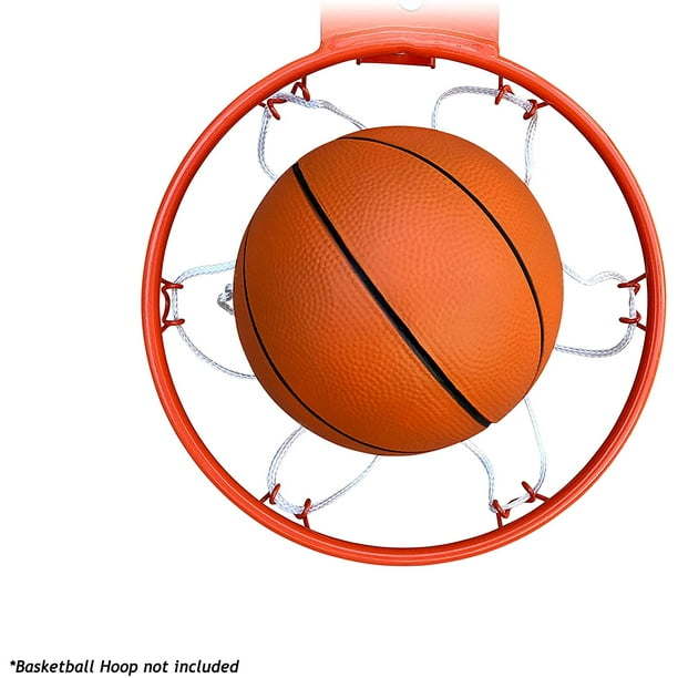Mini ballon de basket en mousse de 12,7 cm pour mini panier de basket, lot  de 2, petit ballon de basket sûr et silencieux pour les mini ensembles de  basket-ball. 