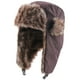 thumbnail image 1 of ¡Rebaja! Gorro de trampero Fdelink, gorro de invierno, gorra para hombre, impermeable, resistente al viento, gorra de esquí, gorra de béisbol marrón., 1 of 5