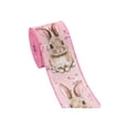 thumbnail image 2 of Rewenti Easter Spring Colored Bunny Ribbons Suitable For Workmanship Gift Wrapping DIY Ribbon Bows Floral Arrangements And Wreath Decorations, 2 of 6