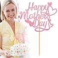 thumbnail image 2 of 4 Pcs Happy Mothers Day Cake Topper, Party Glitter Cupcake Toppers, Cake Decoration Picks Sticks for Mother's Day Women Birthday Party Decorations Supplies, 2 of 9