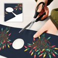 thumbnail image 6 of Yayeee Faucet Mat for Kitchen Sink 14.7" Diatomite Long Splash Guard Pad, Blue Christmas Light, 6 of 7