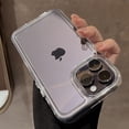 thumbnail image 1 of Funda De Armadura Transparente A Prueba De Golpes De Lujo Para iPhone 14 13 12 Mini 11 Pro X XR XS Max 7 8 Plus Parachoques Duro Acrílico Cubierta, 1 of 3