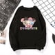 thumbnail image 4 of BTS De Dibujos Animados De Las Mujeres Sudadera Con Capucha Streetwear Personaje Lindo Ketong Impresión Casual Cuello Redondo Toppangjing, 4 of 4