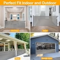 thumbnail image 5 of 177-Inch Wide Retractable Guardrail Door, 34-Inch Tall Retractable Gate with Spacious Pet Door, Adjustable Mount & Automatic Safety Lock, Easy Installation Kit Included, 5 of 10