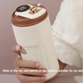 thumbnail image 5 of 316 Stainless Steel Travel Mug with Temperature Display，450ml Portable Stainless Steel Thermos Mug with Leak-proof Lid, Suitable for Travel, Office, and Business Trips, 5 of 8