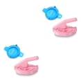 thumbnail image 1 of Monstrate Molde de prensador de alimentos casero antiadherente Manual para hacer Dumpling Skin, herramienta de moldeo a presión manual DIY, Rosado 2piezas, 1 of 6