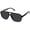 Black, variant on Oversized Aviator Sunglasses, Retro Square UV400
