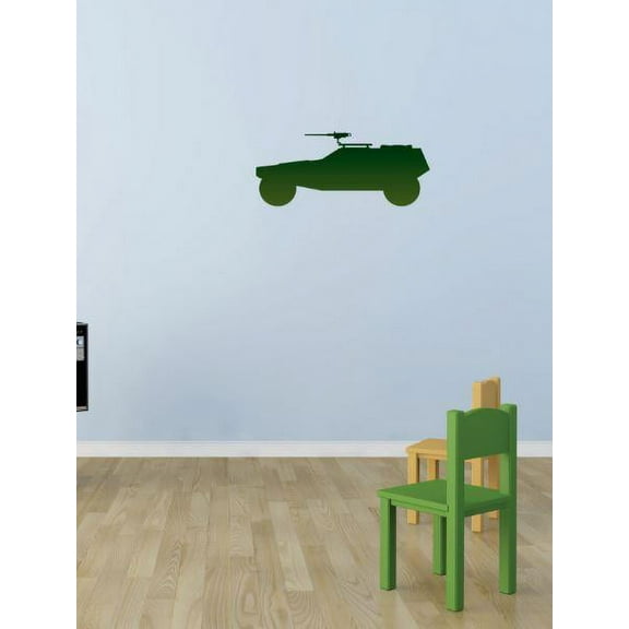 Custom Decals - Prices Reduced Vinyl Wall Sticker : Military Car Armored Vehicle War Equipment Bedroom Bathroom Living Room Mural : 30 X60" -