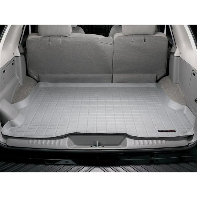 Weathertech Cargo Area Liner 42188 Direct Fit; Raised Edges; Gray; Thermoplastic Elastomer TPE Injection Molded Material; Non-Skid