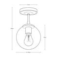 thumbnail image 3 of Lámpara de techo ahumado, 1 luz E27 60W, 3 of 7