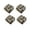 B, variant on 4PCS Printed Outdoor Patio Seat Cushion Cover, Waterproof Stretch Wicker Sofa Cushion Slipcover, Floral Geometric Pattern Furniture Cushion Protector for Garden Rattan Chair 27.56x25.2 Inch