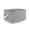 thumbnail image 1 of Cestas de Almacenamiento de Tela para Organizar 3pcs,HONGHCL Cestas Decorativas de Almacenamiento con Asas,Cestas de Tela Organizadoras de Grandes de Plegable para Ropa Juguetes,40*30*21cm cm(Gris), 1 of 5