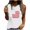 White, variant on IROINNID Women's Round Neckline T-Shirt Sleeveless 4th Of July Summer Loose Tops