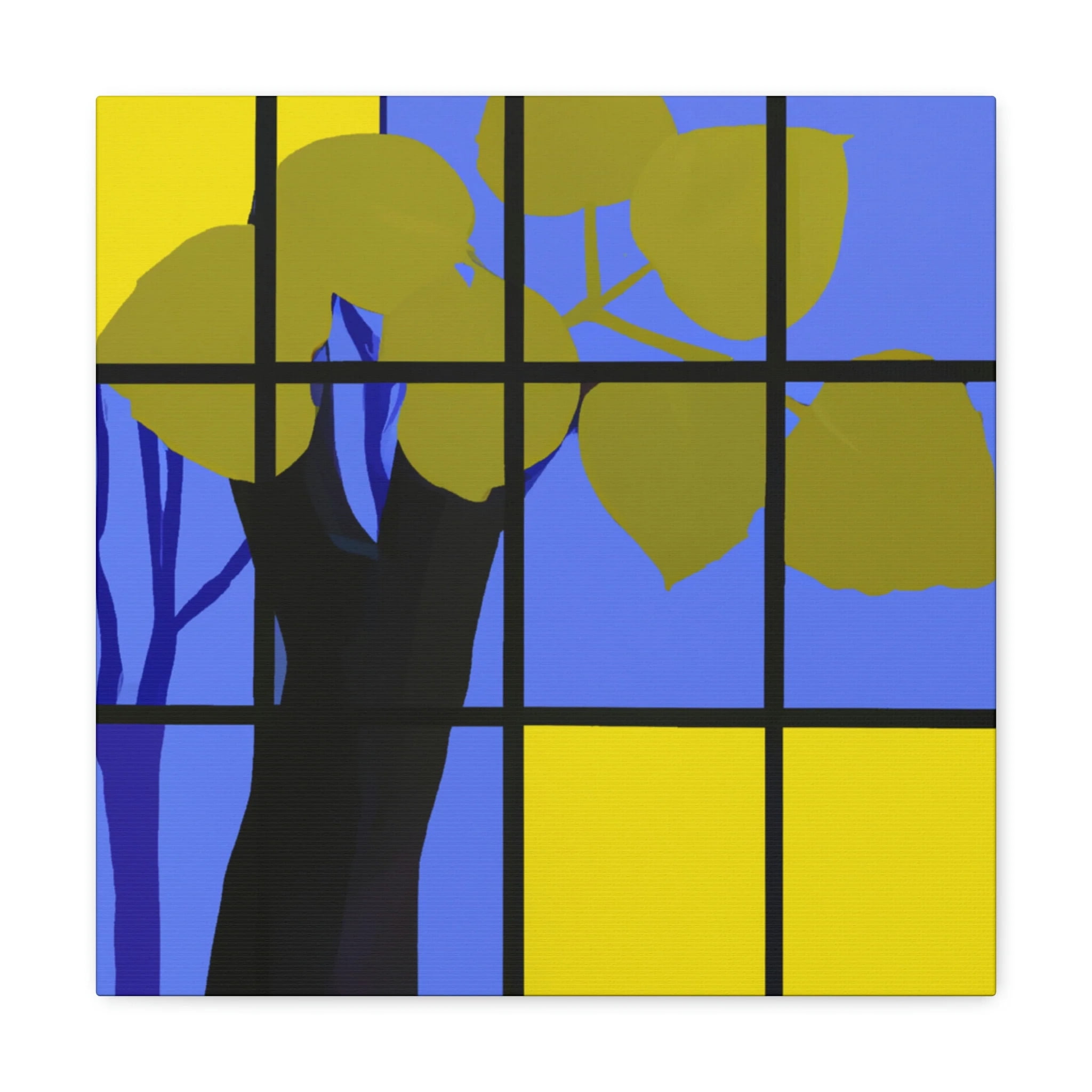 Elm Tree Pop Art Canvas