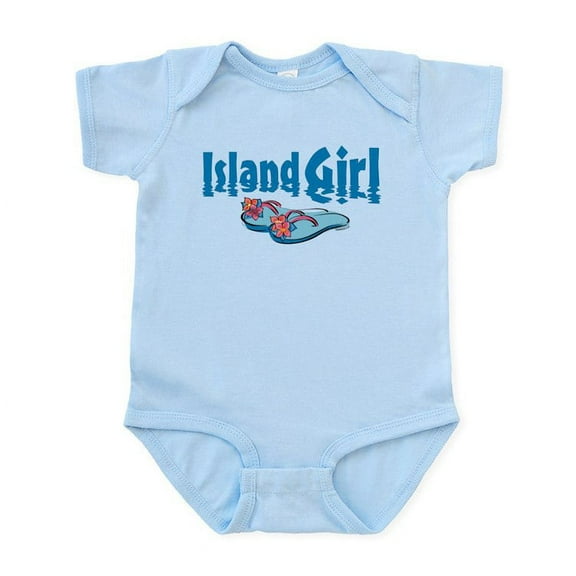 CafePress - Island Girl 2 Infant Bodysuit - Baby Light Bodysuit, Size Newborn - 24 Months
