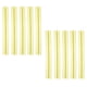 thumbnail image 3 of 10 piezas de espirales de encuadernación, peines, tira de plástico de 30 agujeros para hojas sueltas, 1/2 pulgada de diámetro, amarillo, 3 of 8