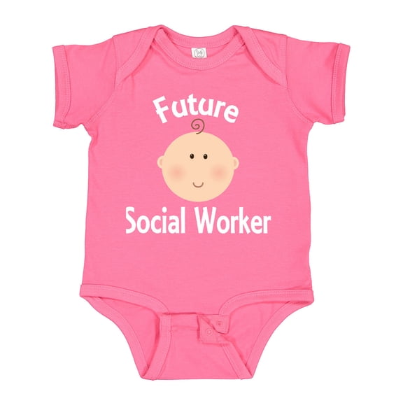 Inktastic Future Social Worker Occupation Boys or Girls Baby Bodysuit