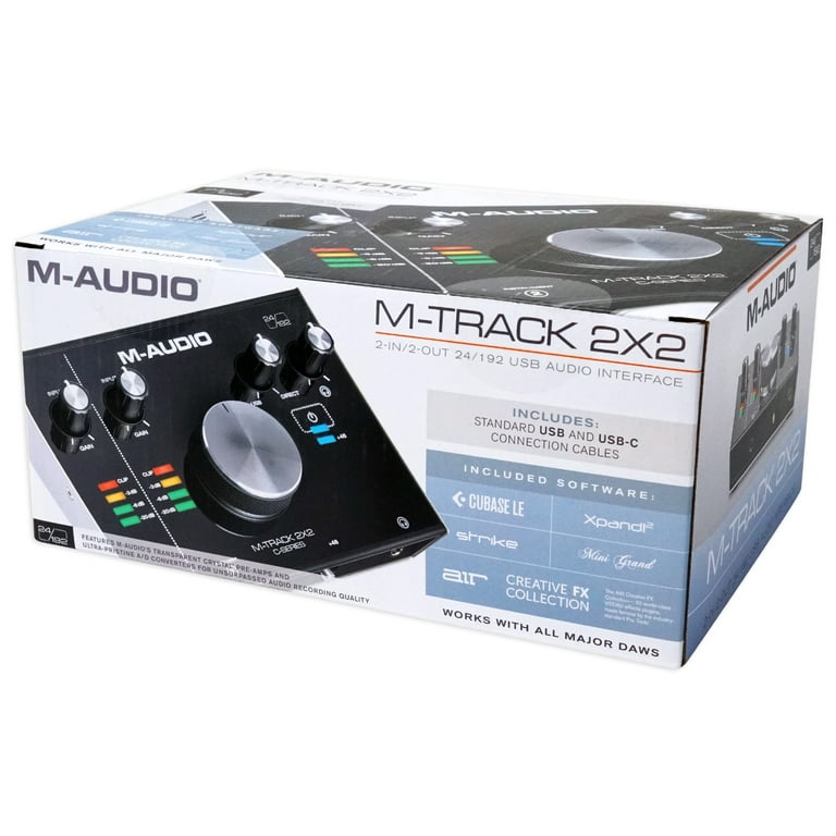インターフェイスM-AUDIO M-TRACK 2×2、Cubase LE - DTM・DAW