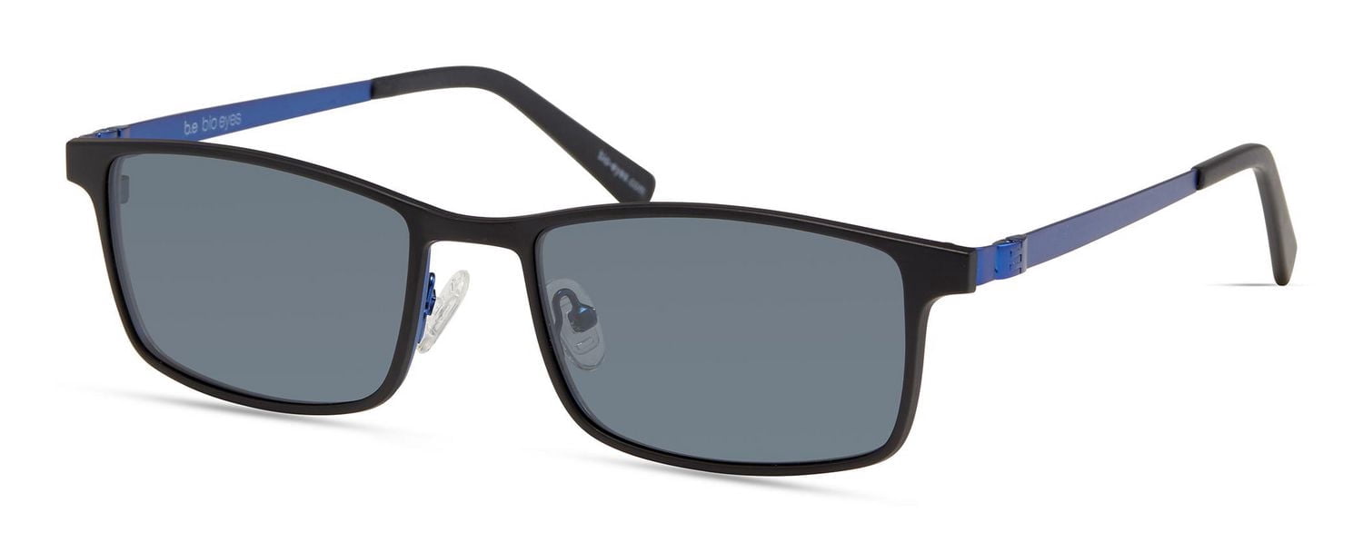 Bio Eyes Mens Prescription Eyeglasses, Birk, Matte Navy, 56-18-145