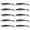 10pcs Black, variant on YIFAEUX 10Pcs 6.5CM/2.8G Paddle Tail Soft Lure Long Casting Sinking Bionic Artificial Swimbait Freshwater Saltwater Trout Bass Fishing Accessories